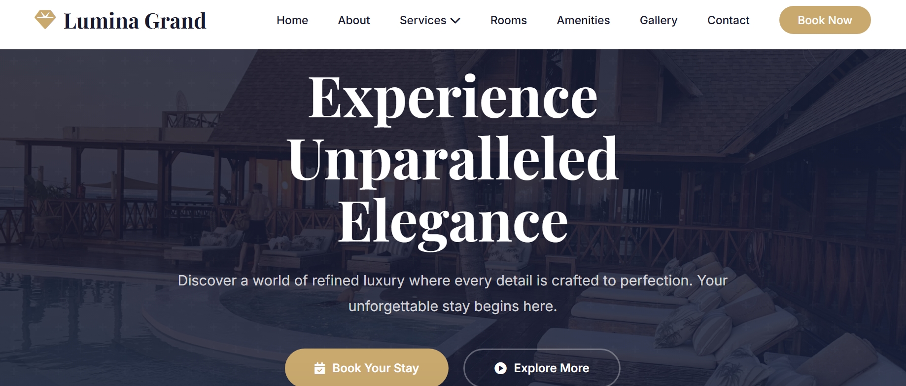 Hotel booking site